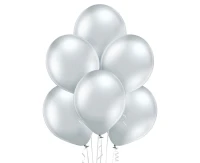 Balloons Belbal 12", B105-601, glossy silver, 100pcs